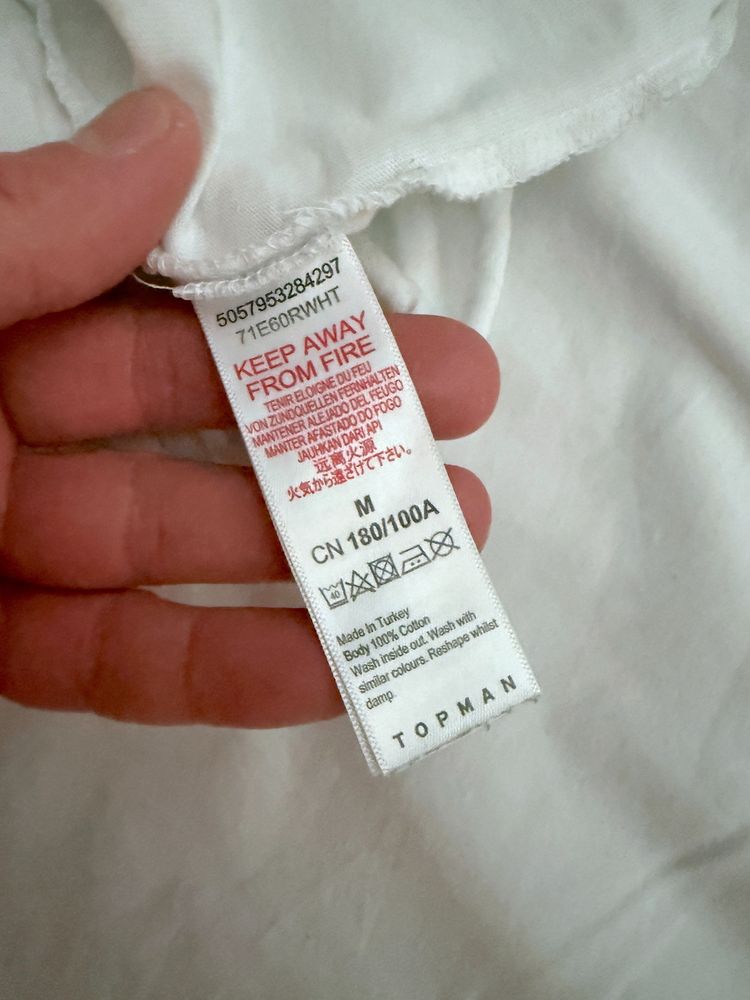 Immagine di Topman White Graphic T-Shirt 2